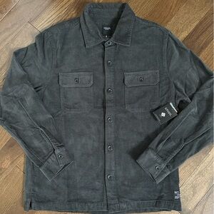 Men’s Black Corduroy Shacket
